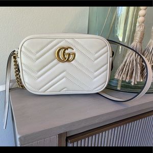 Authentic Gucci Marmont matelassé mini bag